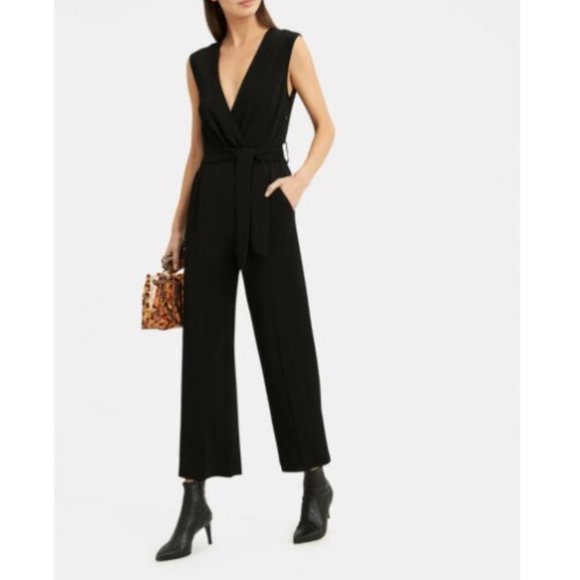 Iro Crew Jumpsuit 8 Slit Open Back Crop Wide Leg - Picture 5 of 14